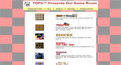 Desktop Screenshot of games.tops.com