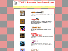 Tablet Screenshot of games.tops.com